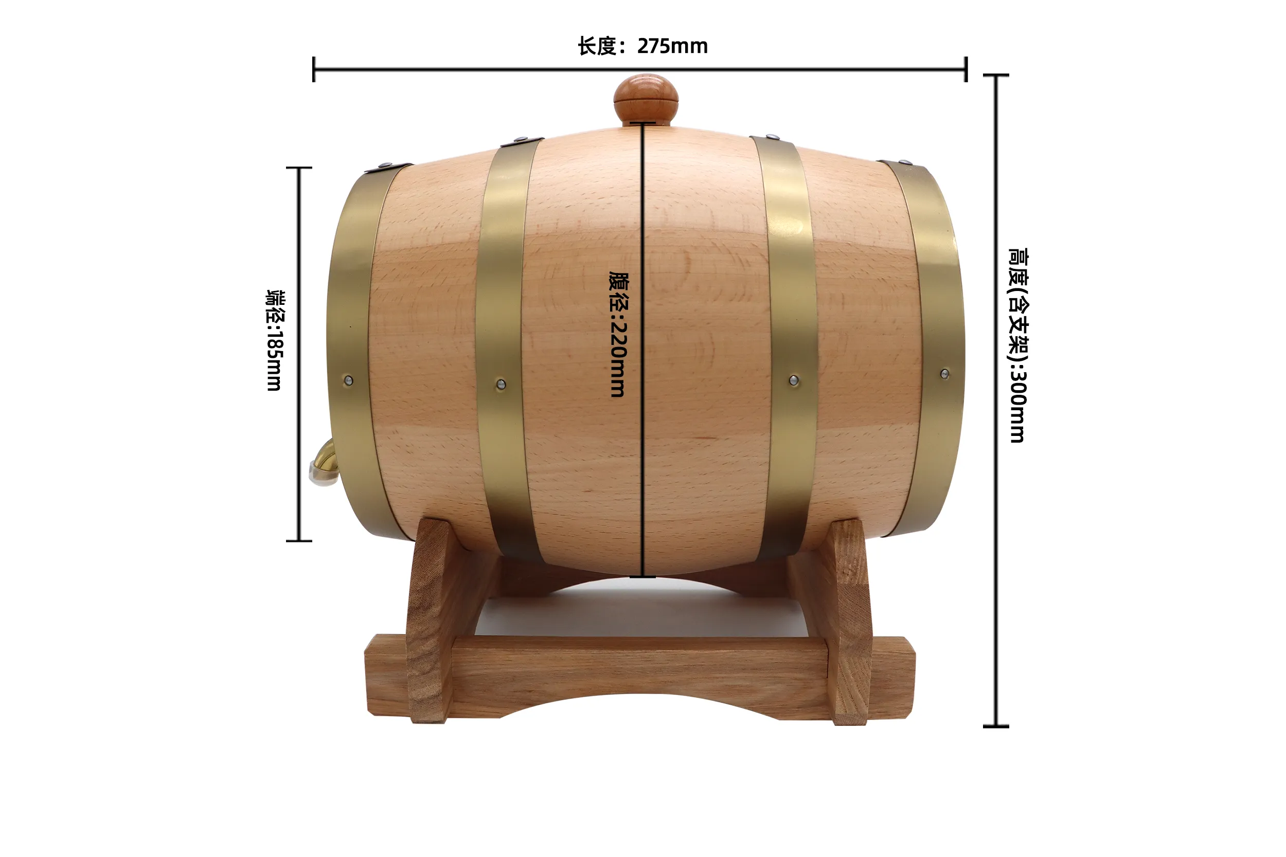 5L 原木色内胆桶