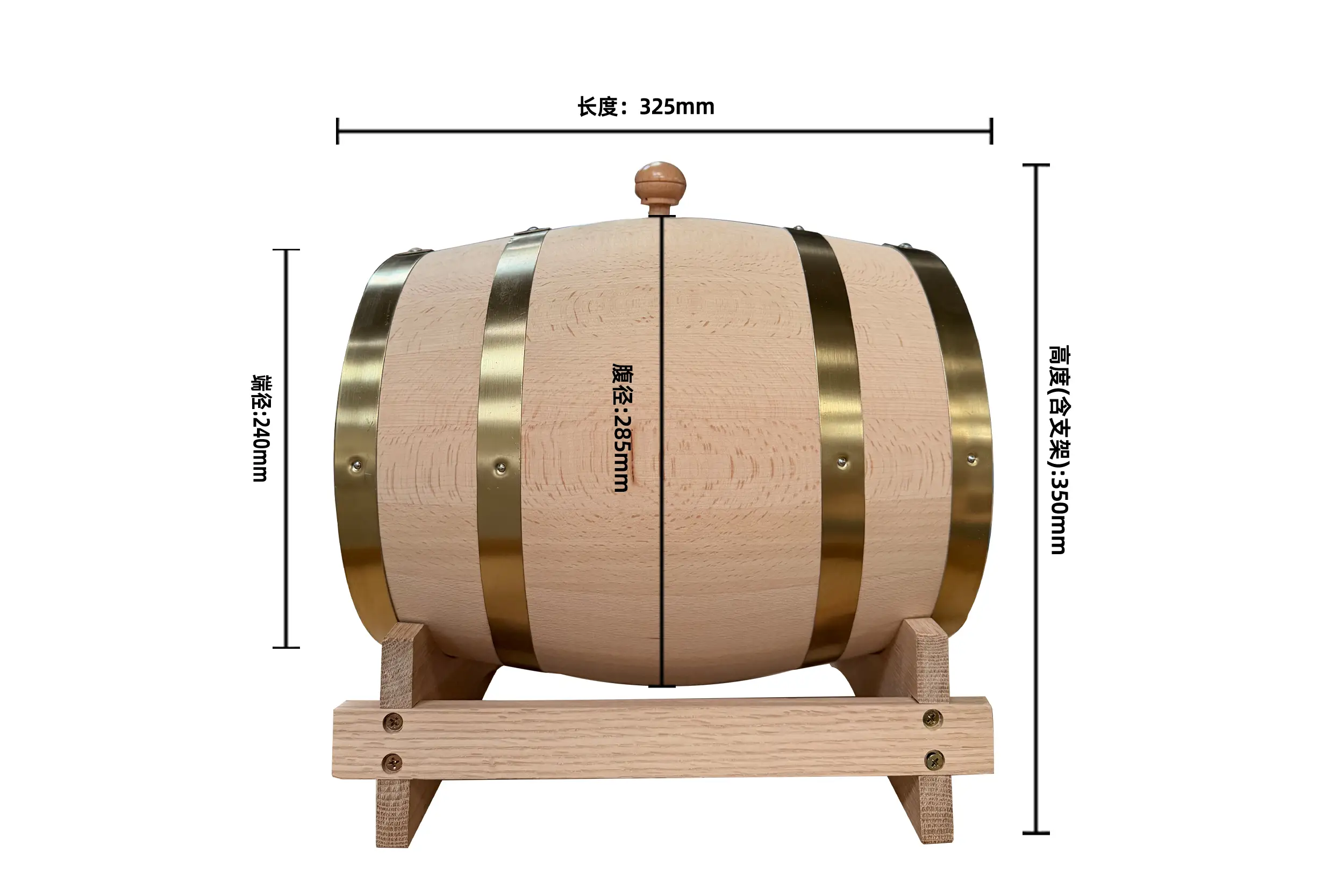 10L原木色内胆桶
