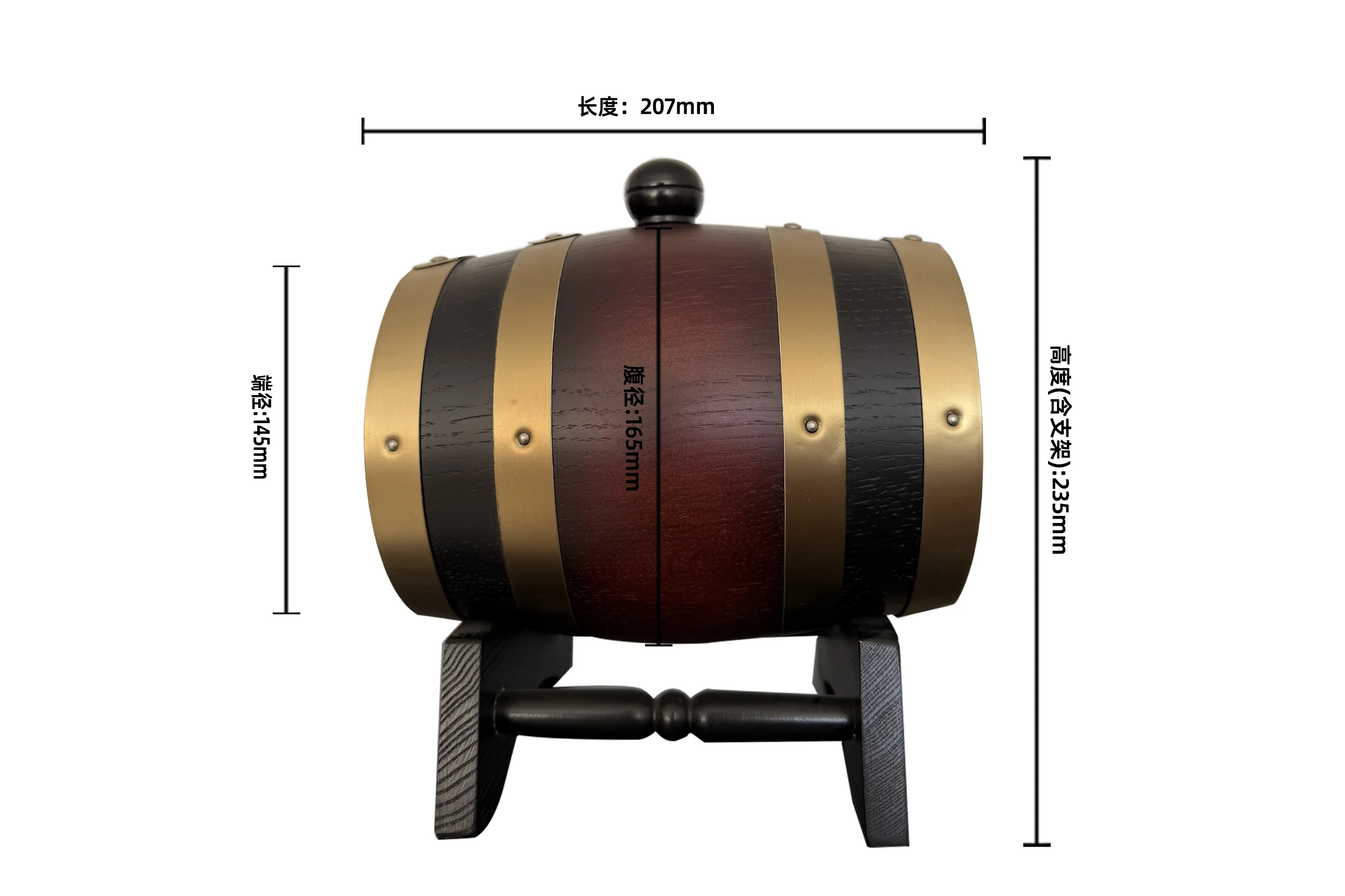 1.5L仿古色内胆桶