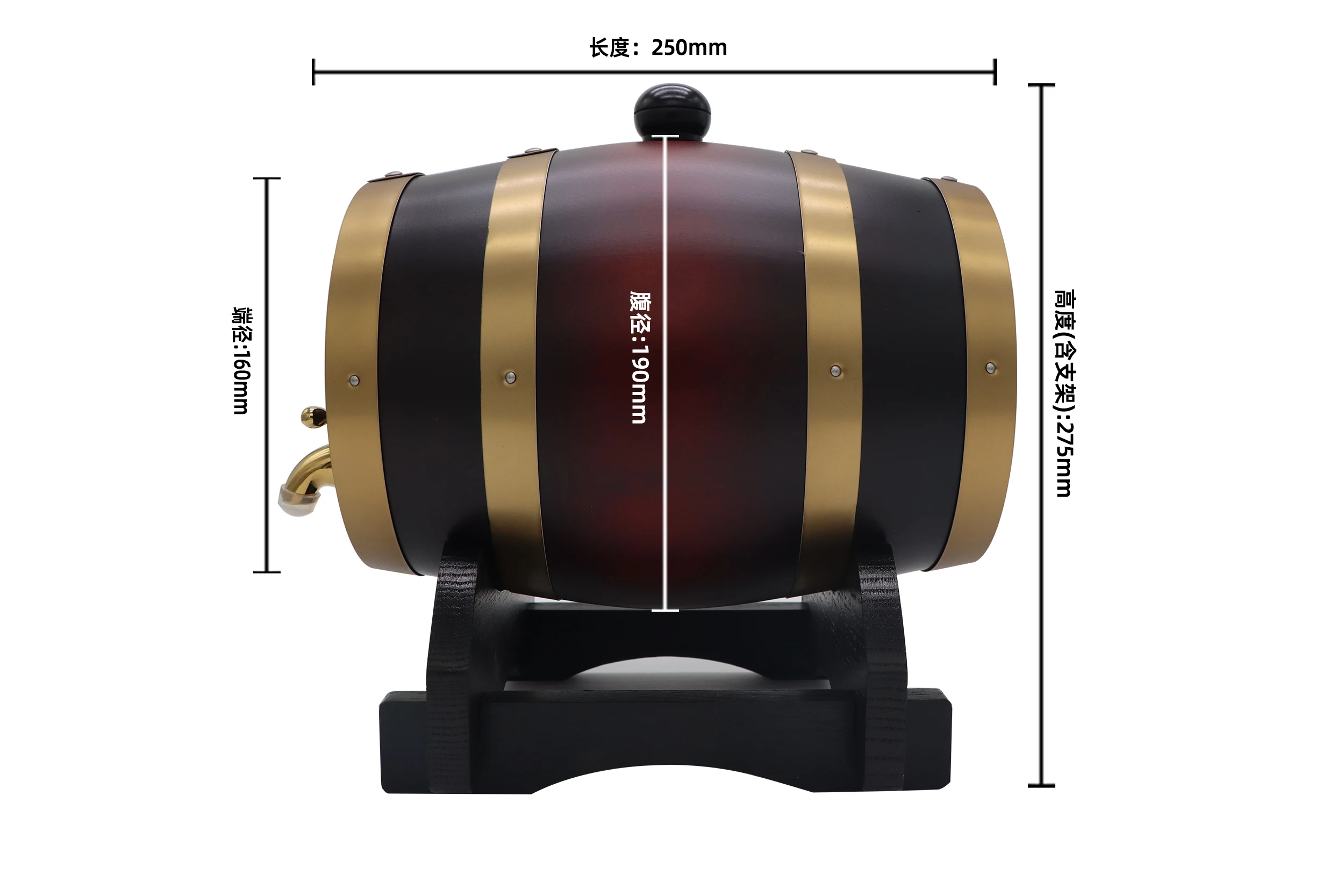 3L 仿古色内胆桶