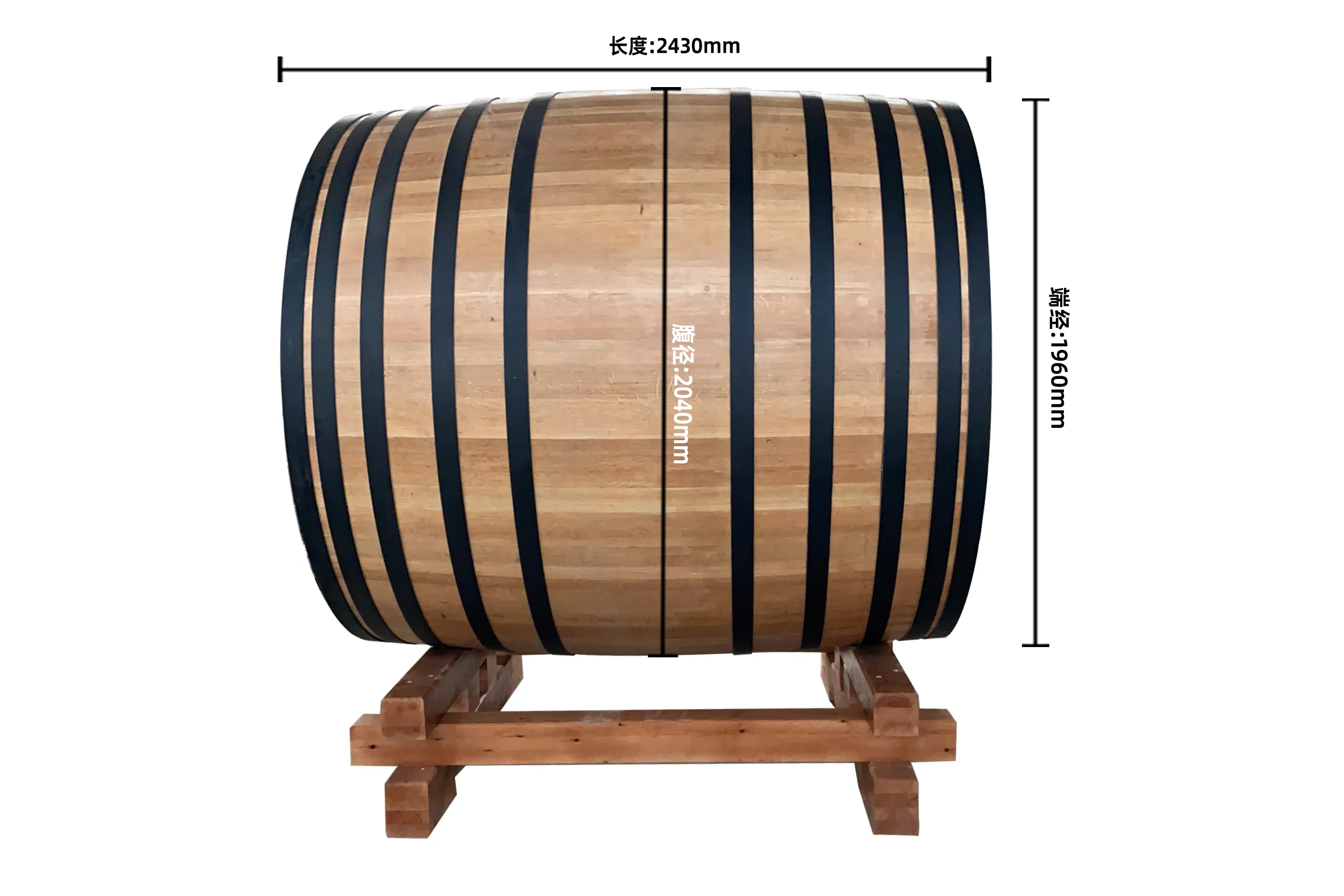 5000L卧式橡木桶
